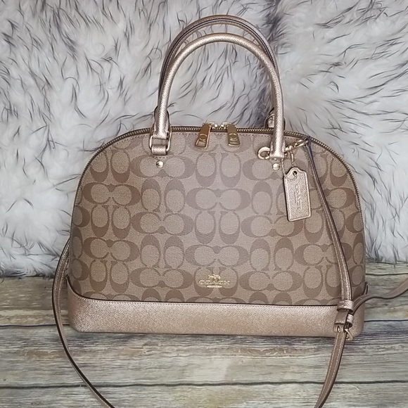 Coach Handbags - COACH SIGNATURE DOME BAG